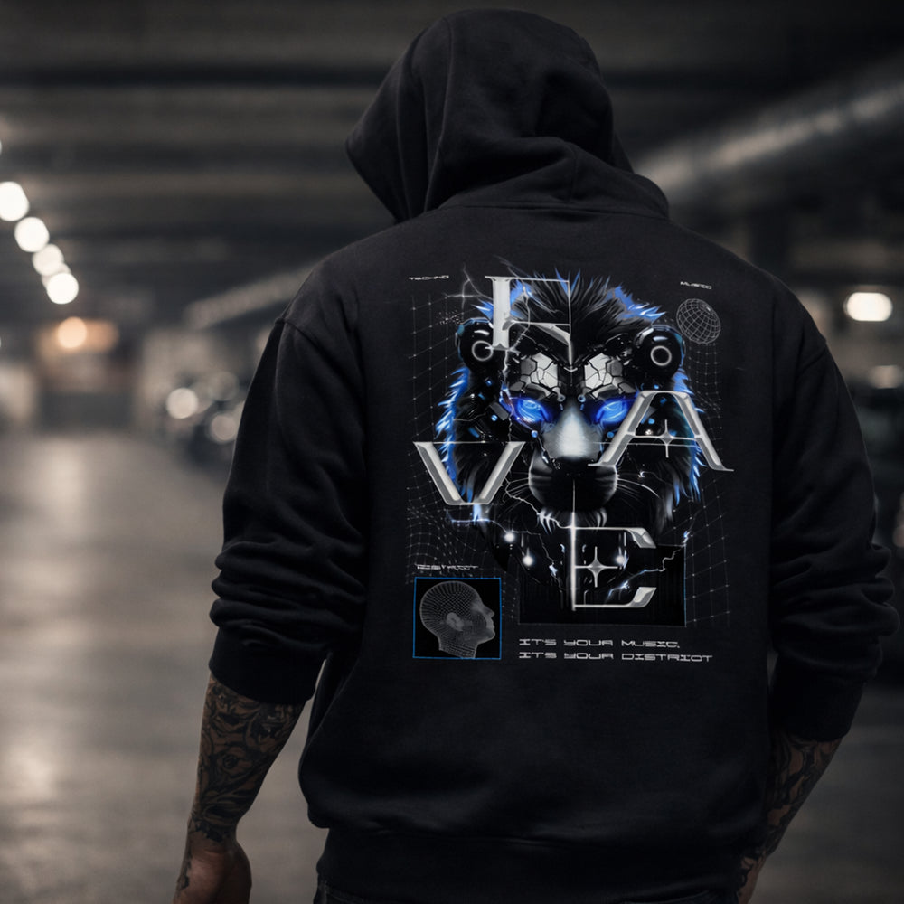 Hoodie-"Lion" Oversized Hoodie-BMOD-District Music